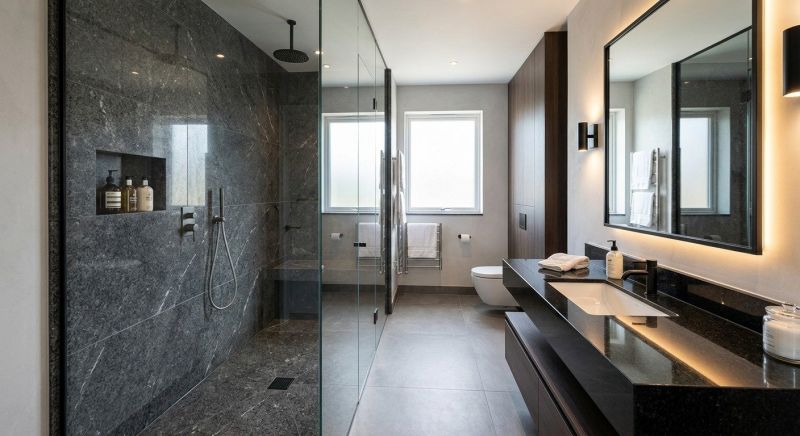 Granite Shower Installation in Chittenden County, VT