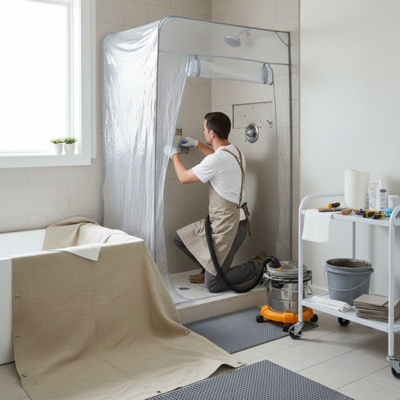 Shower Enlargement in Waterbury, VT